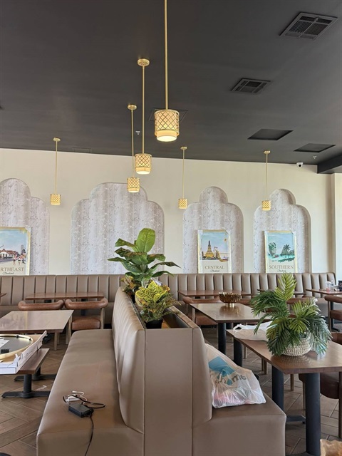 Beautifully decorated restaurant called Thai in Town
